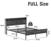 Dark Rustic Oak-Full