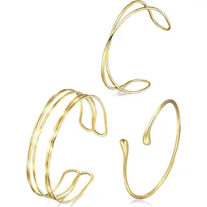 Arm Cuff  for Women Adjustable Upper Arm Bangle Bracelet Band Armlet Armband