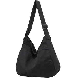 Canvas Tote Bag,Hobo Crossbody Bag for Women and Men Large Purse Massenger Bag for RIVERICH Casual Travel Shopping Work School edeka Retro Canvas Tote Shoulder Bag Canvas Shoulder Crossbody Tote Bag