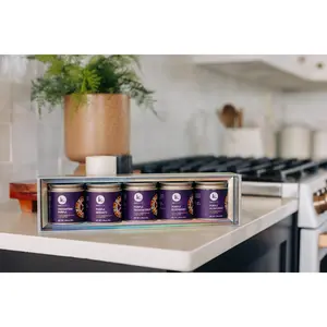 LEAFBERRI 5 Can Purple Tea Sampler Box