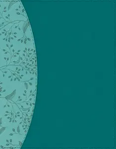 NIV, Beautiful Word Bible, Updated Edition, Peel/Stick Bible Tabs, Leathersoft, Teal, Red Letter, Comfort Print: 600+ Full-Color Illustrated Verses (Beautiful Word) by Zondervan [Leatherbound Book]