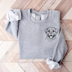 Rottweiler Sweatshirt, Personalized Dog Name Sweater, Rottie Lover Shirt, Dog Mom Gift, Rottie Sweatshirt, Custom Rottweiler