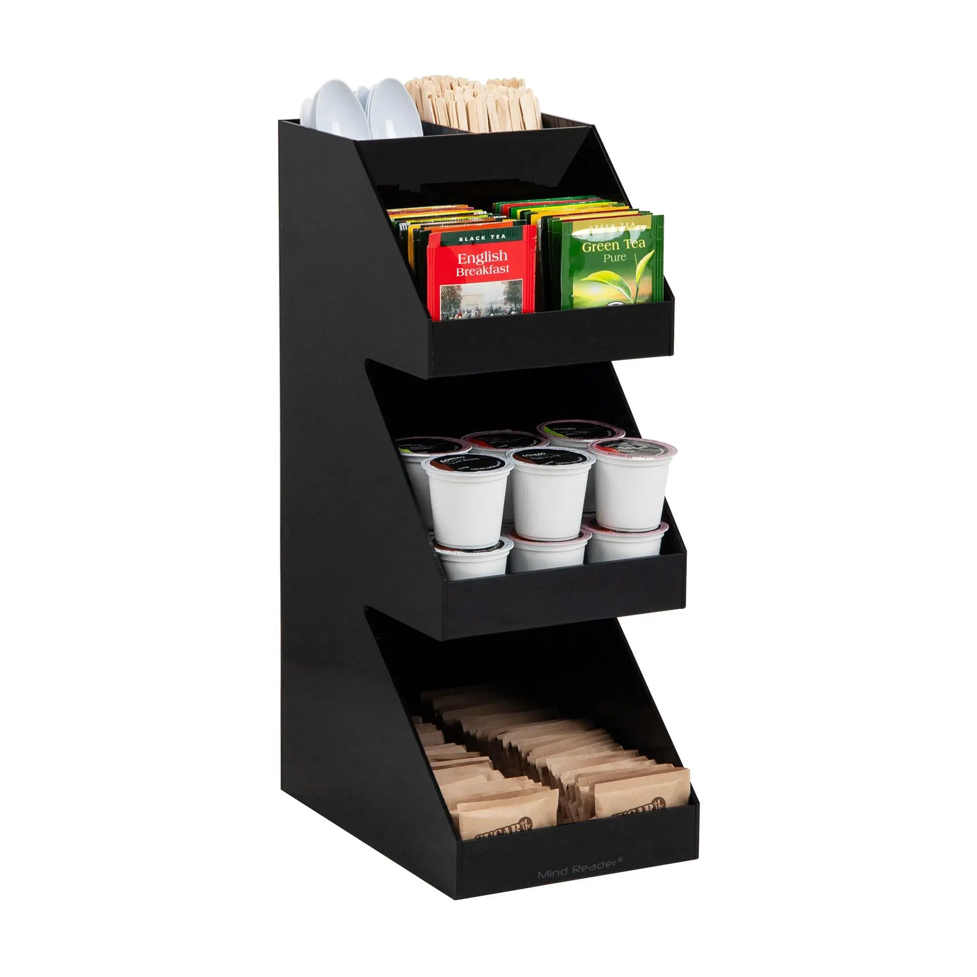 Mind Reader Coffee Tea Utensil and Condiment Oranizer