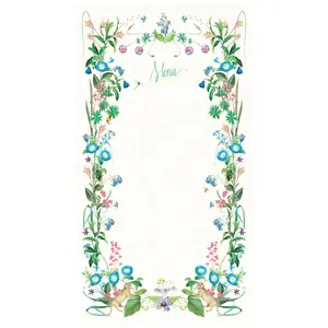 Garden Tea Menu Cards