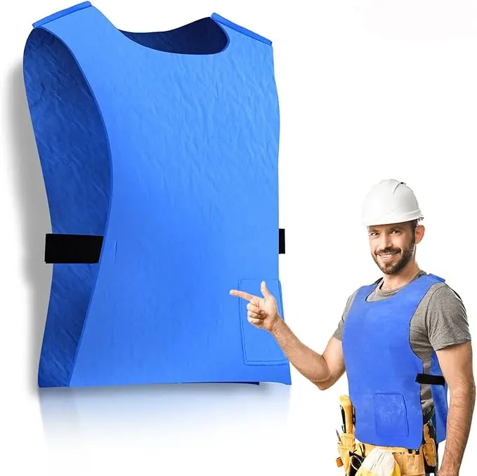 Evaporative Cooling Ice Vest for Female, Light Adjustable Pullover - Reusable, Ideal for Hot Weather Running, Hiking (Gardening Protective Gear)