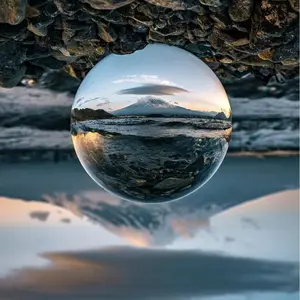 High-Definition K9 Optical Glass Crystal Ball Filter, Home Decor Ornament, Universal Photography Prop for Dslr and Phone, Essential for Creative Shots