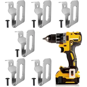 6 count Replacement Belt Clip Hooks and Matching Screws Power Tool  Buckle Compatible with 20V Power Tools Belt Holder Clips