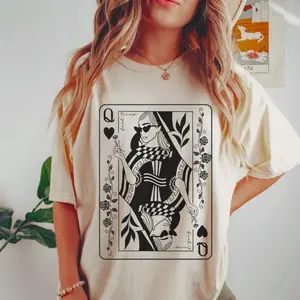 Queen Of Hearts Subtle Anti Trump Shirt, Fuck Trump, Feminism, Womens Rights, Anti Maga, Pro Choice, Feminist Gifts, Feminist