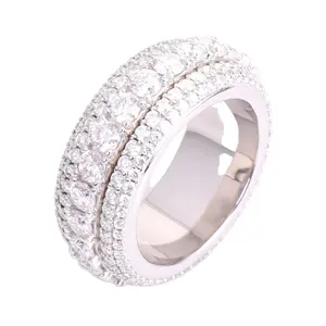 'Layered Brilliance' Modern Ring