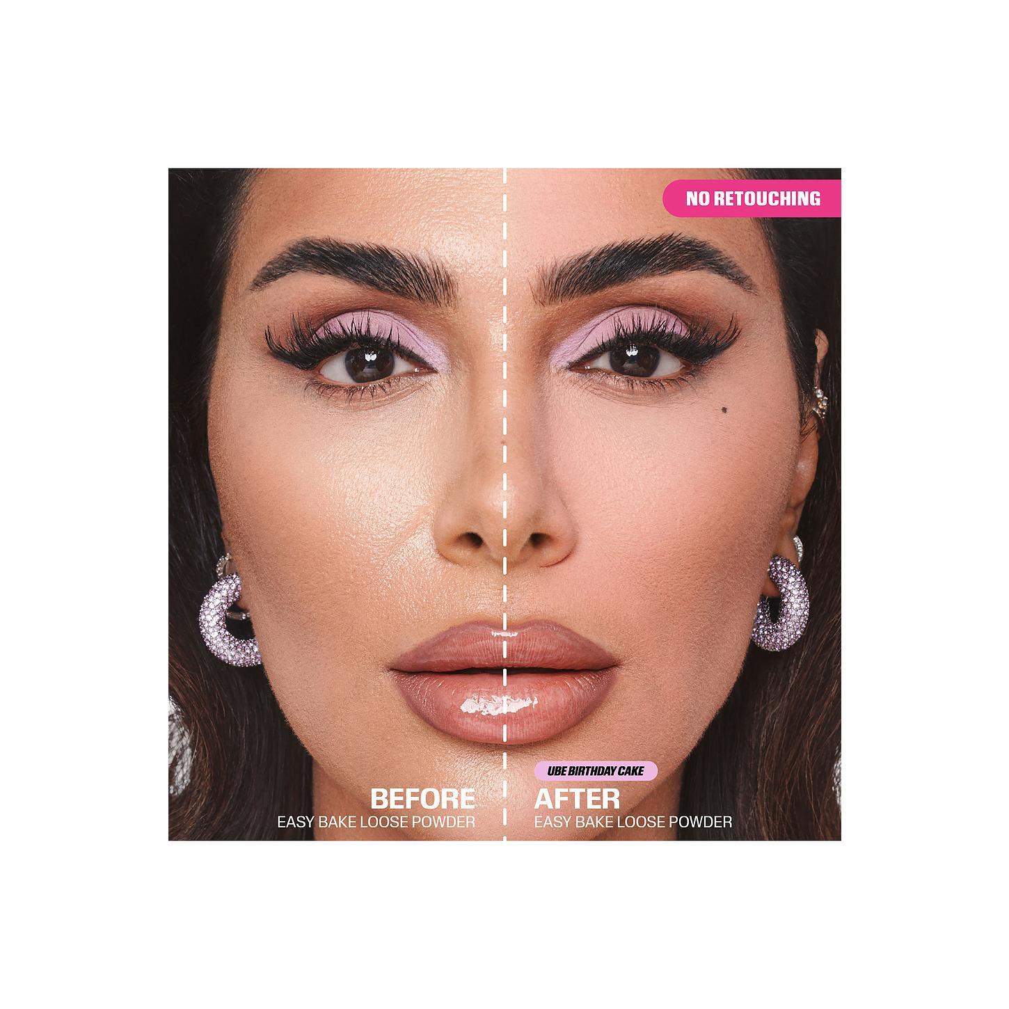 Huda Beauty Easy Bake Loose Powder in Ube Birthday Cake
