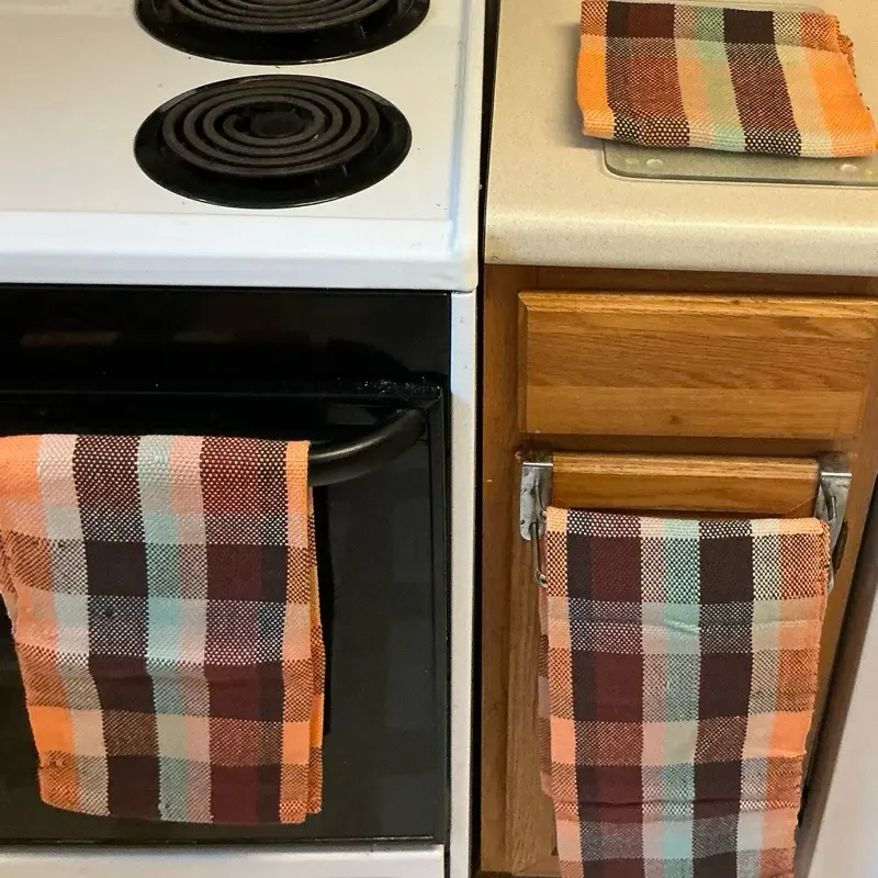 Handwoven Cotton Kitchen Towels – Durable, Absorbent, Eco-Friendly | Handmade on Loom