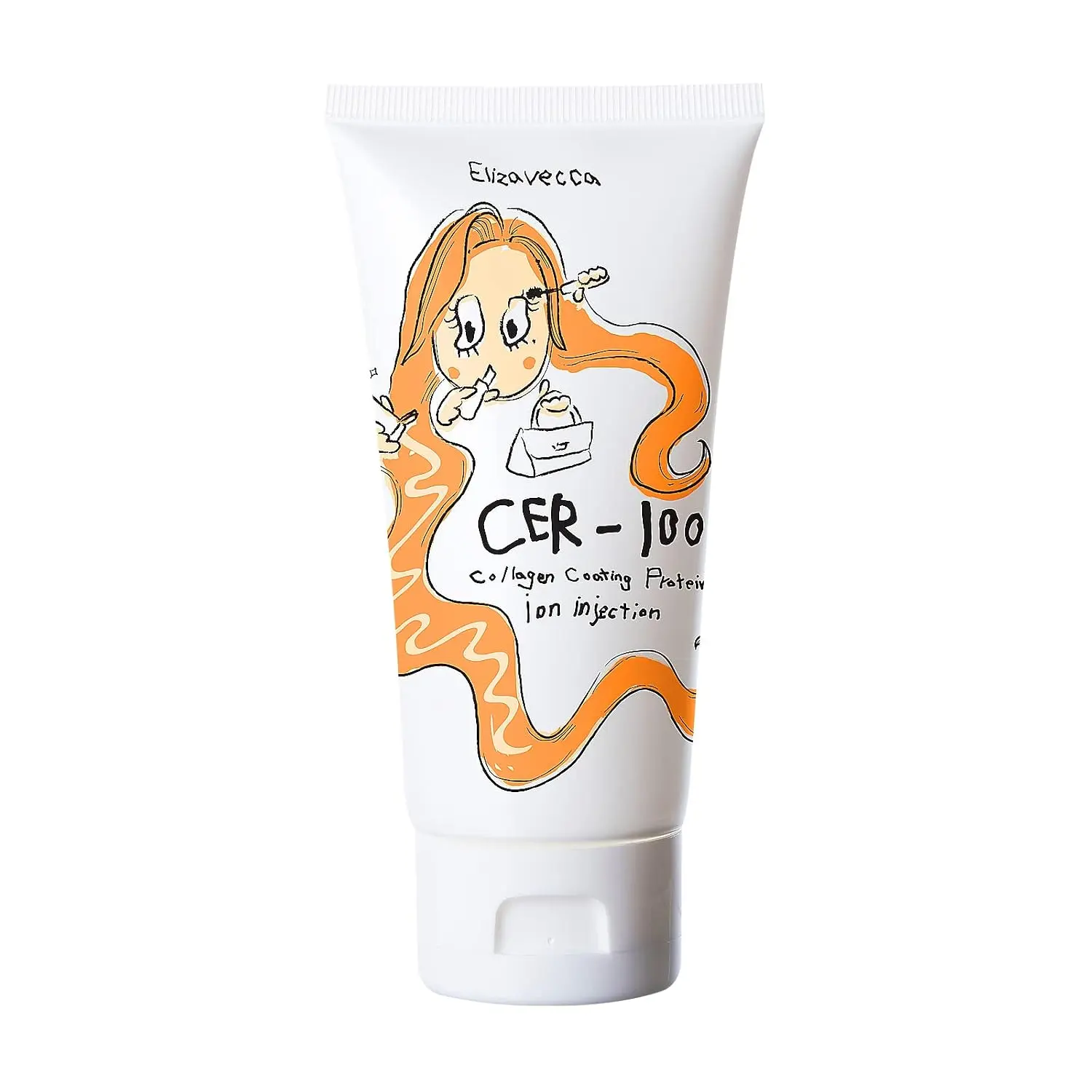 Elizavecca CER-100 Collagen Coating Protein Ion Injection Hair Essence Cream 50ml/1.69 fl.oz. Glossy Haircare