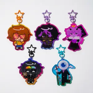 Fan Merch Unstable Universe MCYT Minecraft Youtub Translucent Acrylic Keychain