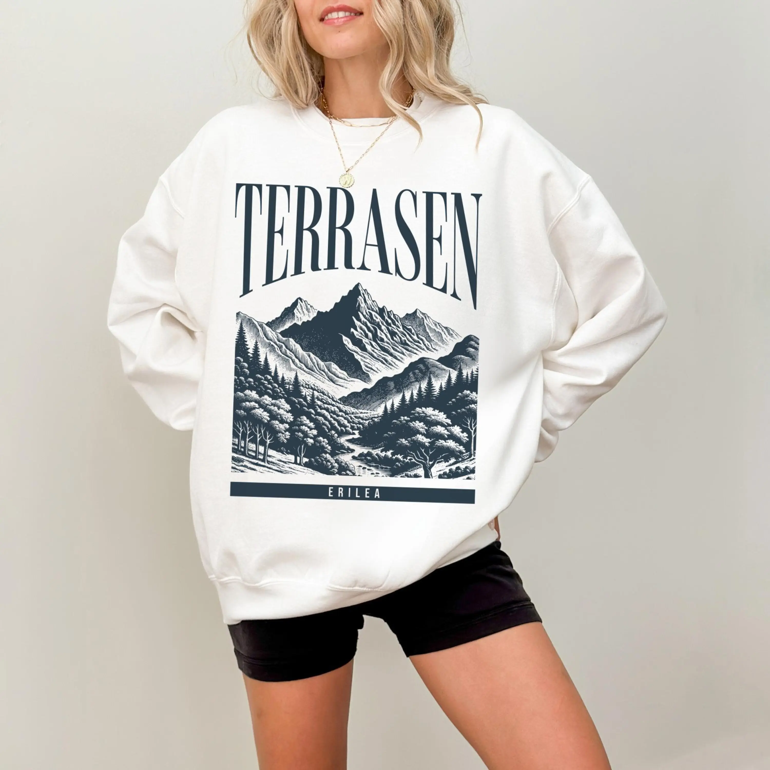 Terrasen Sweatshirt, Throne of Glass Merch Sweater, SJM Universe Merch, Bookish Merch, Sarah J Maas, Aelin Galathynius