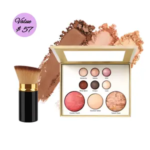 All in One Makeup Palette – Eyeshadow, Blush & Bronzer Face Kit, Full Face Makeup Gift Set for Women, Neutral Pigmented Colors