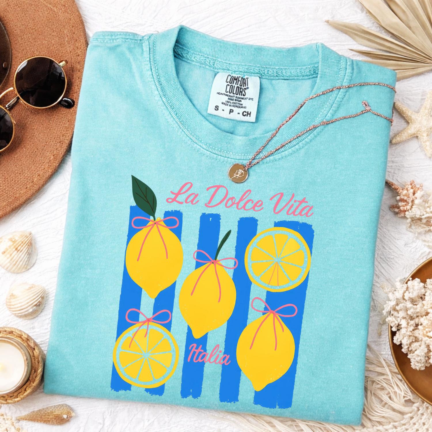 Comfort Colors La Dolce Vita Lemon Shirt Italian Summer Graphic Tee Coastal Amalfi Aesthetic Citrus Vacation Outfit Womenswear & Underwear - Women's Tops - T-Shirts Comfort Colors La Dolce Vita Lemon Shirt Italian Summer Graphic Tee Coastal Amalfi Aesthetic Citrus Vacation Outfit Womenswear & Underwear - Women's Tops - T-Shirts