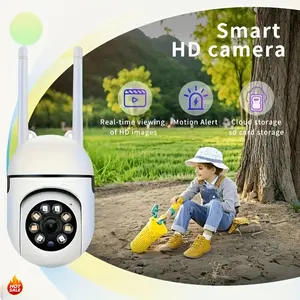 4 Pack Wireless 1440p HD Indoor Surveillance Cameras with Night Vision, Two-way Audio, 360° Panoramic View, Wi-Fi Support, Smartphone APP Control, Suitable for Home, Garage, Pets