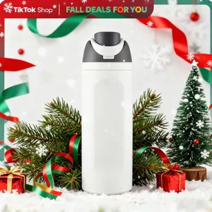 [viva]24oz Stainless Steel Thermos Cup Cold Water Cup Straw Cup Sports Water Cup Vacuum Insulated Cup Tumbler Drinkware