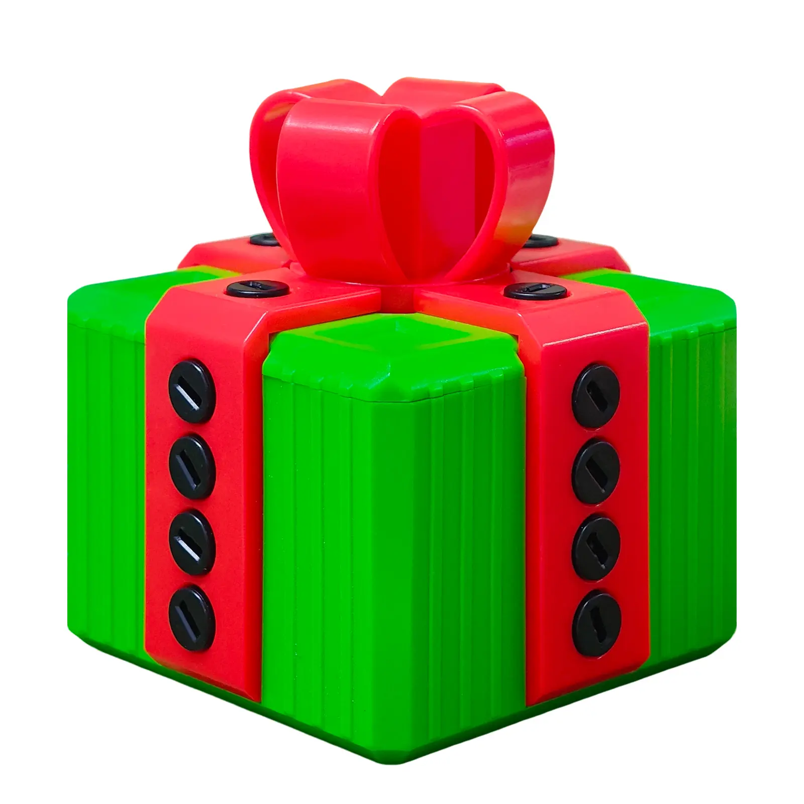 3D Geometric Screw Top Prank Puzzle Gift Box -Christmas Prank Puzzle Gift Box, 3D Printed Interactive Screw Challenge Box, Novelty Gag Present For Xmas Birthday, Holds Cash And Gift Cards