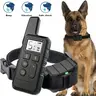 Rechargeable Dog Training Collar with 1650ft Remote 3 Modes Beep Vibration Shock IPX67 Waterproof Electric E-Collar for Small Medium Large Dogs Adjustable Nylon Strap Pet Behavior Aid
