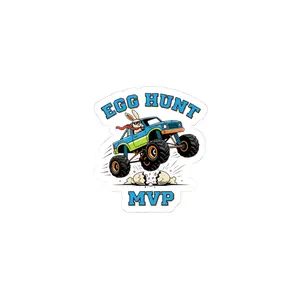 Egg Hunt MVP Kiss-Cut Stickers | Boys Easter, Dinosaur Egg, Camo Easter