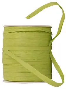 Paper Raffia Ribbon --- 1/4in x 100 yards --- Citrus Color