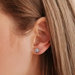 Dainty Sterling Silver Mini Stud Earrings