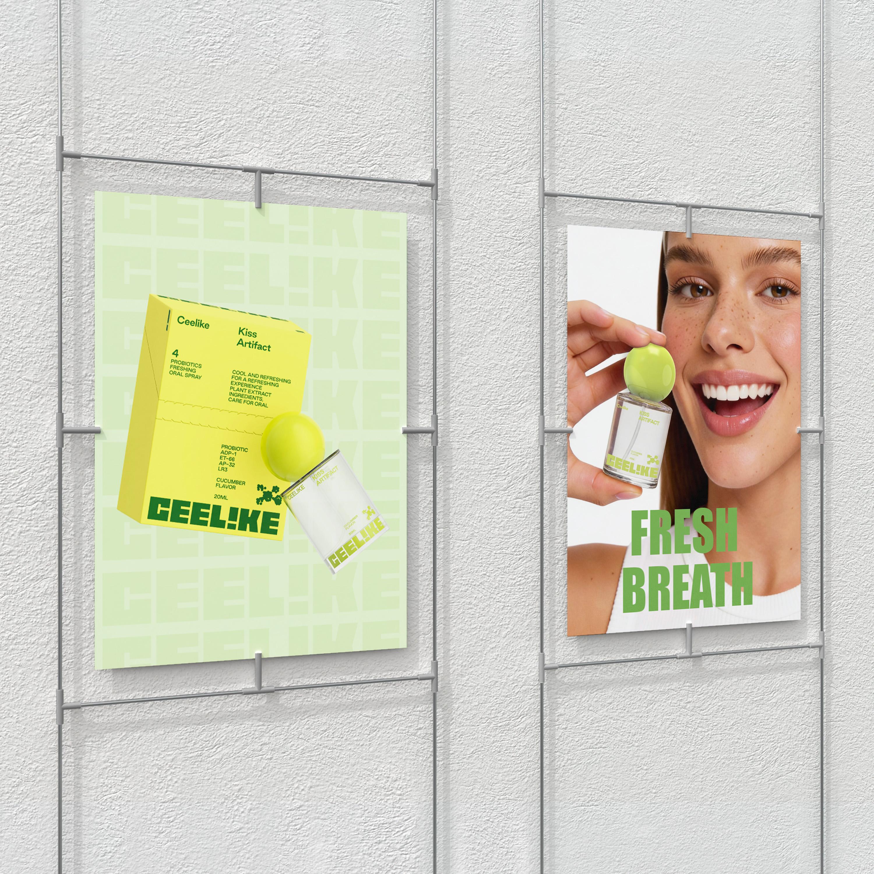 CEELIKE Probiotic Cucumber Oral Spray | 20ml for Long-Lasting Freshness & Oral Care | Sugar-Free & Portable Breath Freshener