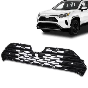 Fit For 2019-2022 Toyota RAV4 Front Center Bumper Grille Grill w/ Radar Holes