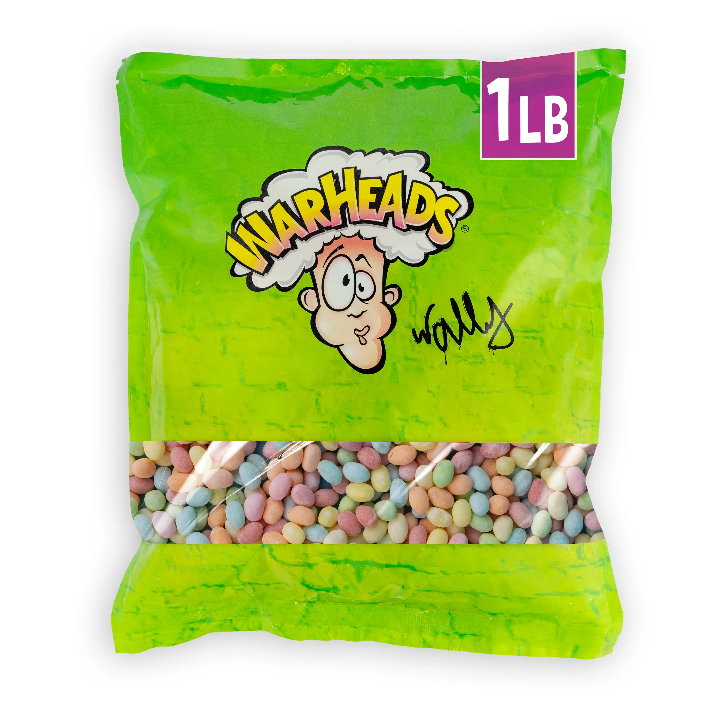 Impact Confections - WARHEADS Sour Jelly Beans - 1 lb. Candy Impact Confections - WARHEADS Sour Jelly Beans - 1 lb. Candy