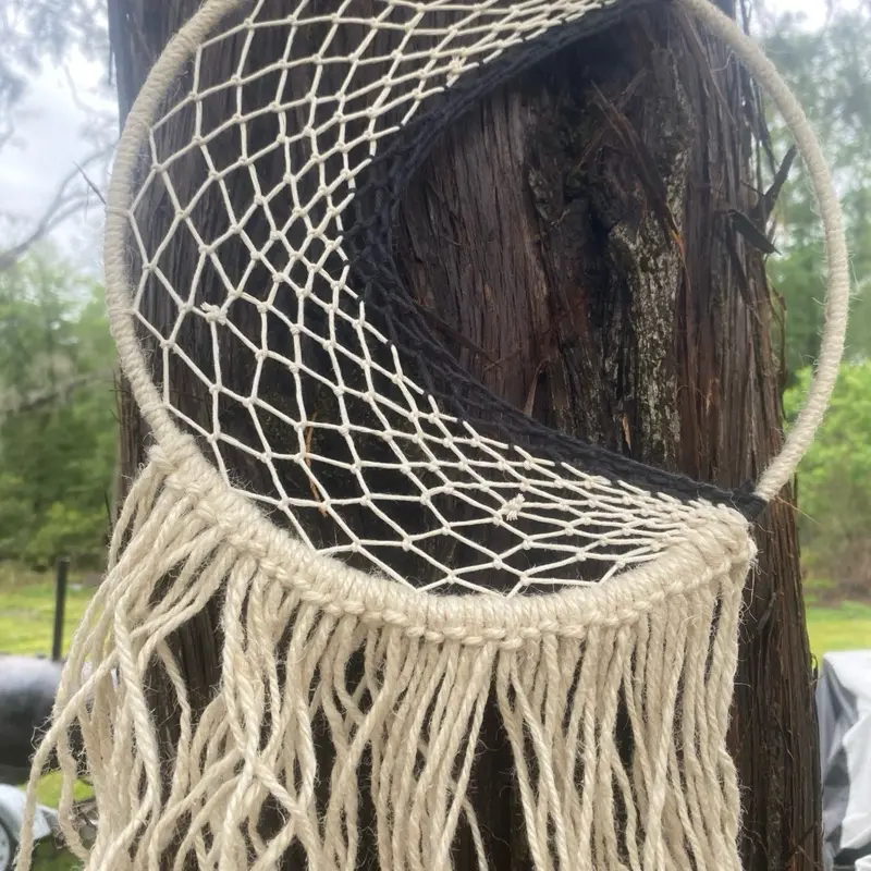Crescent Moon DreamCatcher 10 in