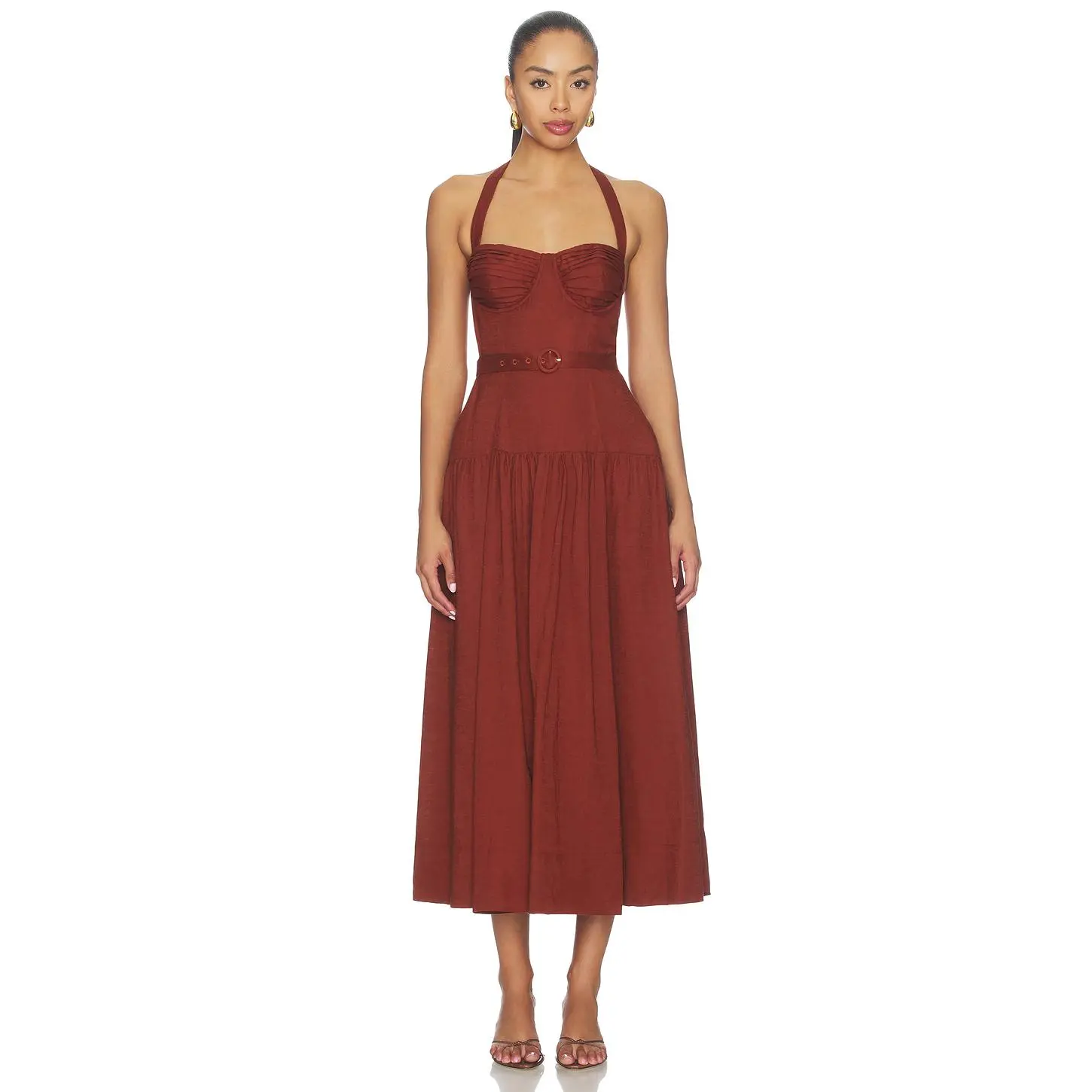 ASTR the Label Katinka Dress in Rust