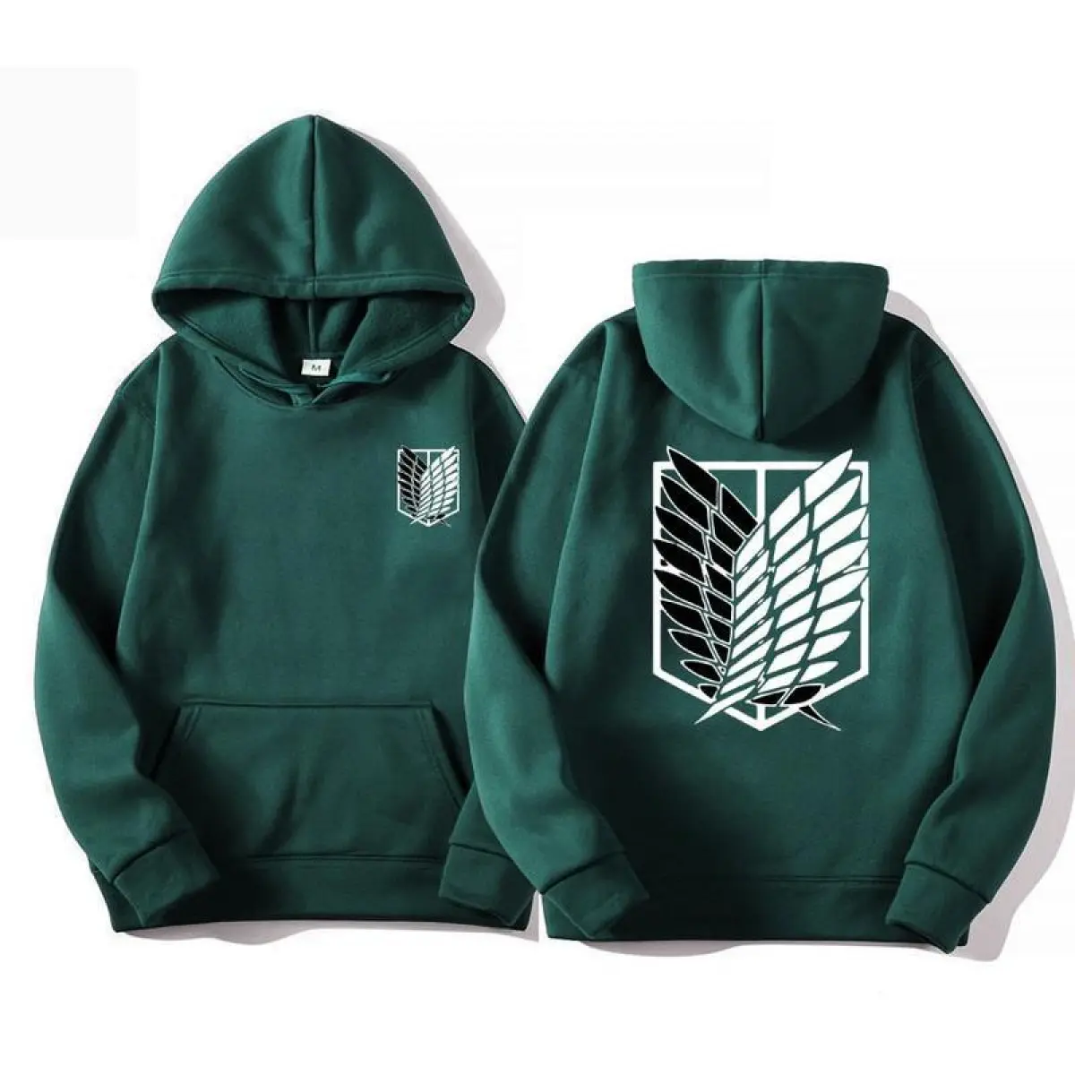 Scouts Wings Icon double sides Hoodie, shirt, Anime Lover T-Shirt, Graphic Tee, Manga Trendy Short Sleeve Street Double-Sided Water Wash Cotton Printed Round Neck Organic Soft Men's White Crew, street style, seasonal