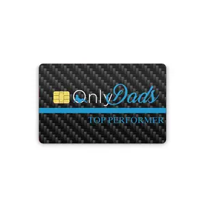 Credit Card Skins- With Easy Pull Tabs Only Dad's Top Performer Vinyl Decal for Transportation Key, Debit, Credit Card Covering Personalizing Bank Card Slim, Waterproof Vinyl Skins