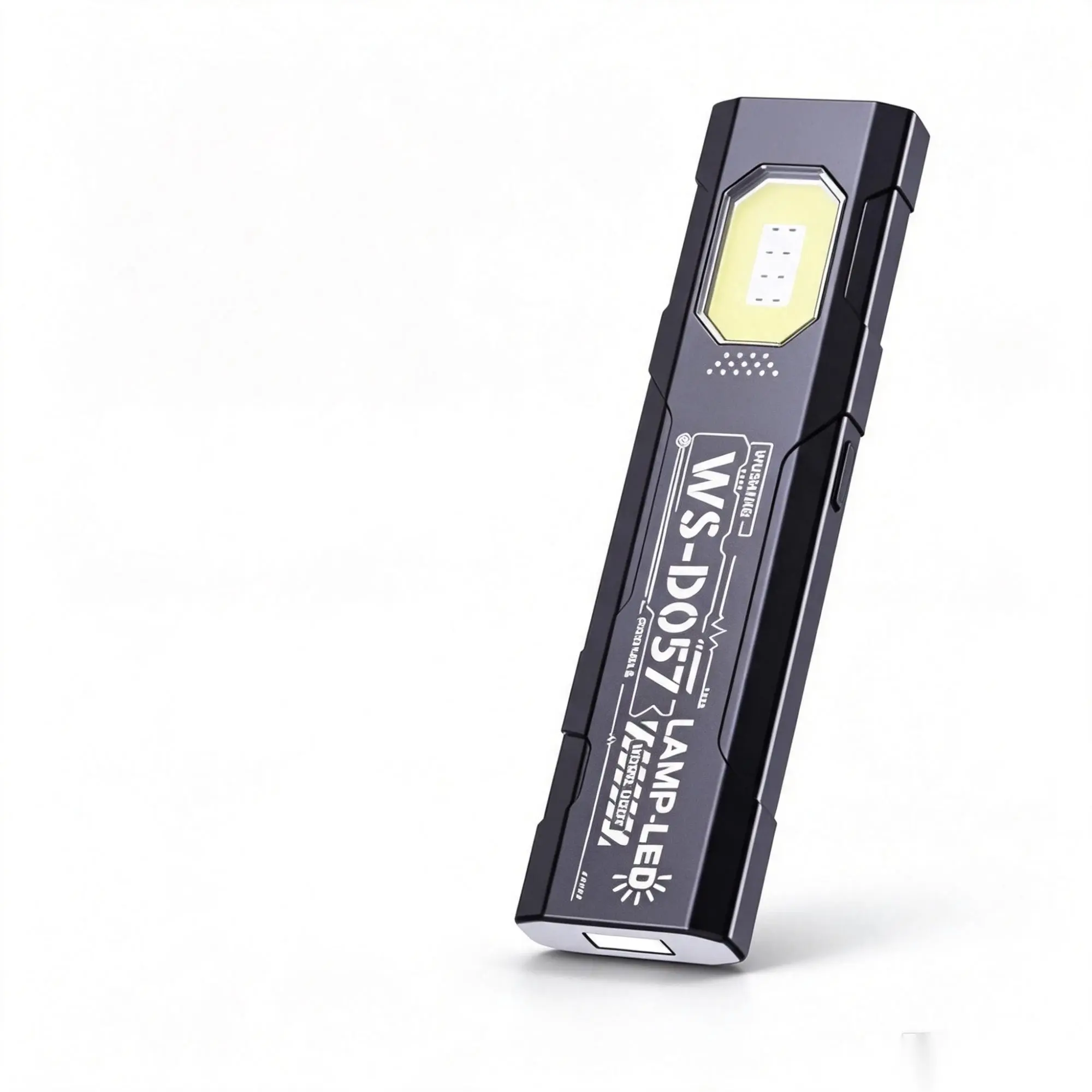 Mini Handheld Flashlight, Rechargeable Keychain Light, Super Bright LED Clip Hat Light, Multi-function High Power Flashlight, With Power Display, Magnetic Base
