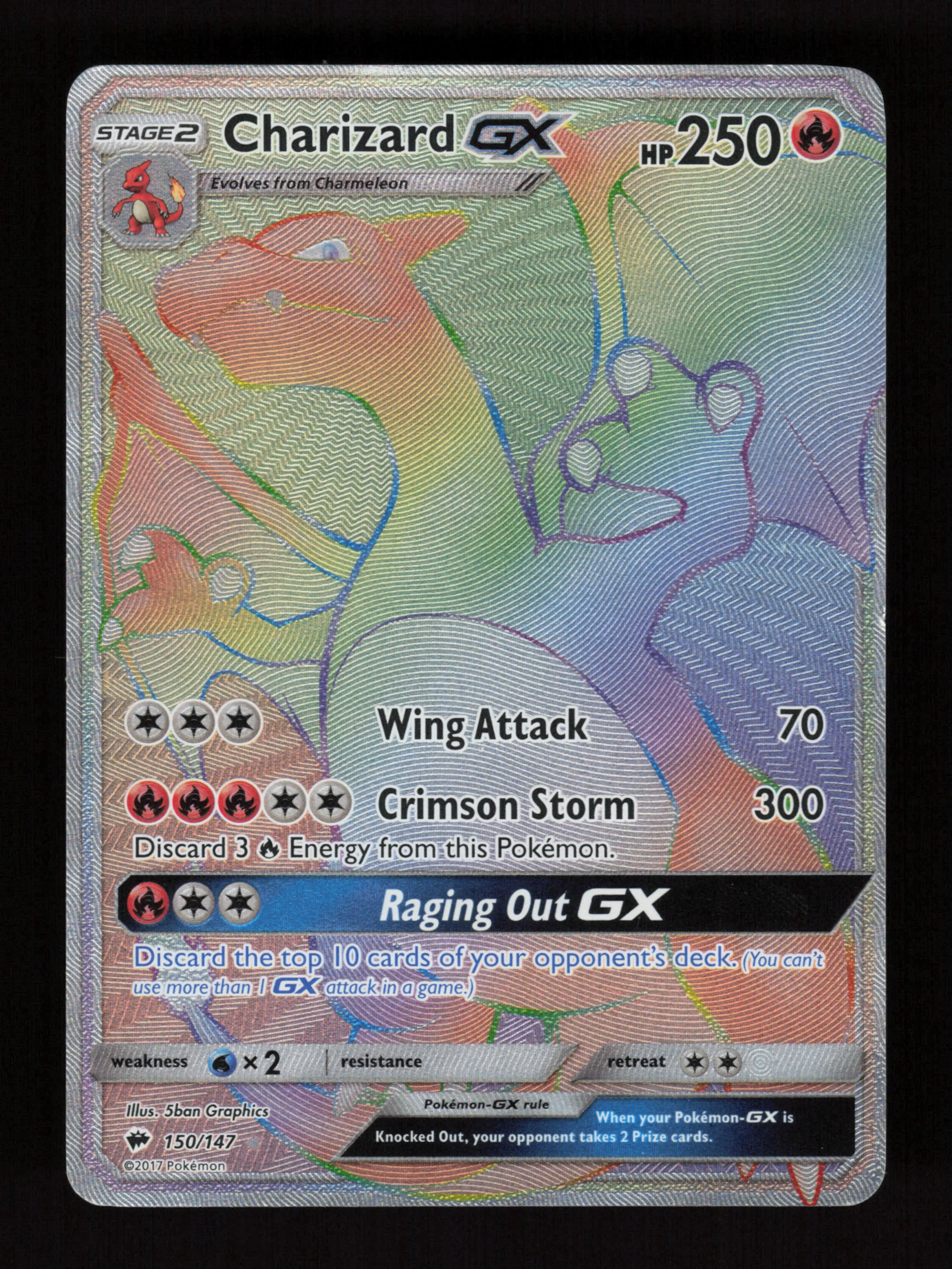 rare rainbow charizard card PSA 9 MINT - Rainbow Rare Charizard VMAX 074/073