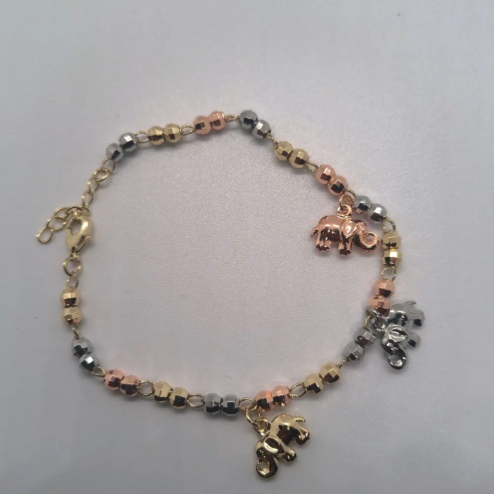 Women's Gold-Plated Non-Natural Crystal Beaded Exquisite Trendy Bracelet - Clearance, $15 Fashionable Bracelet Jewelry Accessory, Elegance, Versatile, Subtle Flair, Female, Beading, Bracelet Design, Everyday Wear