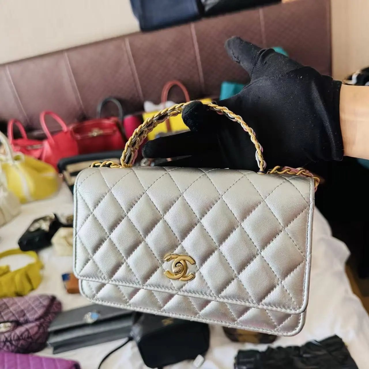 Pre-owned CHANEL Leather Shoulder Bags CHANEL