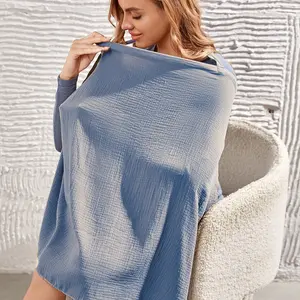 1pc Cotton Nursing Cover, Lightweight Feeding Privacy Cloth, Multi-Purpose Car Seat Stroller Cover, Thanksgiving Easter Gift