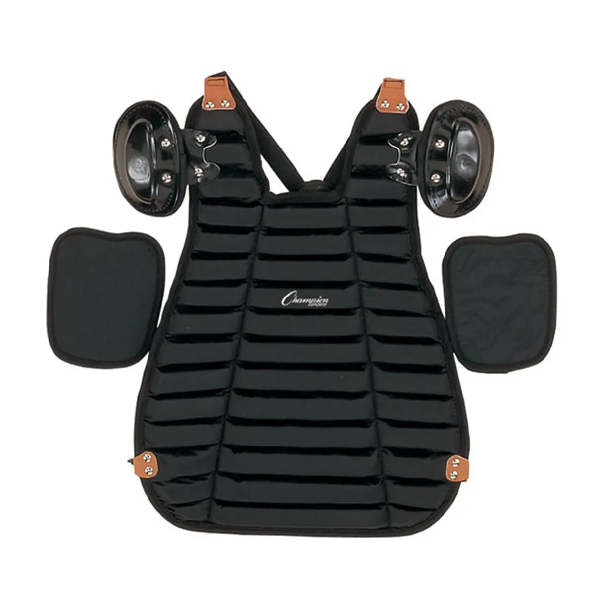 CHAMPION Umpire Chest Protector Vest with Ribbed Foam Padding, Armorlite Shoulder Pads & Adjustable Back Harness for Softball Umpires, Lightweight, 24" X 21" X 3", Umpire Vest