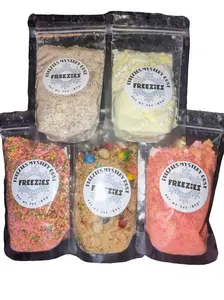 Freezies Mystery Candy Dust - US Brand - multiple flavors - Colorful Packaged Candy Dust Products Spooky Halloween