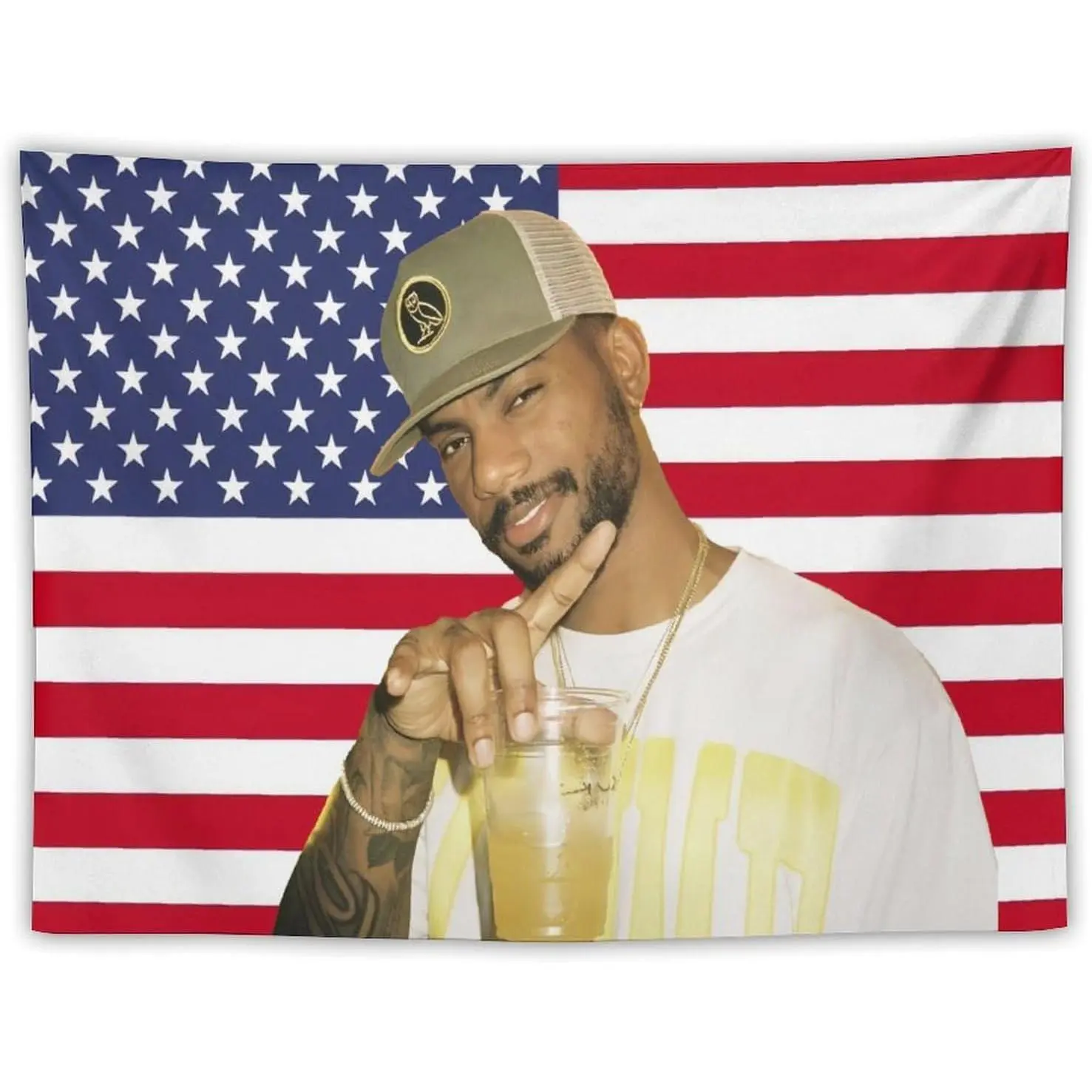 Bryson music tiller Tapestry Flag Poster Tapestry Art Prints Wall Painting Artworks Tapestries Hanging Picture Gift Bedroom Home Decor