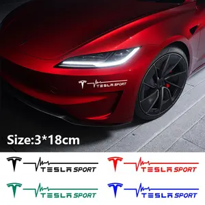 Tesla Model 3/x/y/s Accessories, High-Quality Car Decals & Stickers, Rearview Mirror/light/badge Decorations, Upgrade Your Ride
