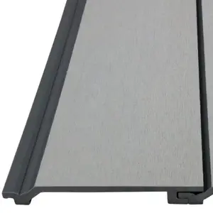 Light Gray Exterior Shiplap Siding Boards, Outdoor Wall Panel Cladding