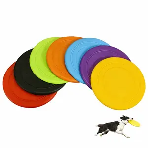 Daily Use Pet Flying Disc Toy Soft Thin Lightweight Training Disc Dog Interactive Throw Fetch Floating Water Play