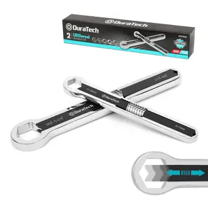 #JumpstartSale DURATECH Universal Wrench Set, Adjustable Wrench Set, SAE & Metric, 8-inch&10-inch, 44 sizes in 2 Piece, Drop Forged, ANSI standard