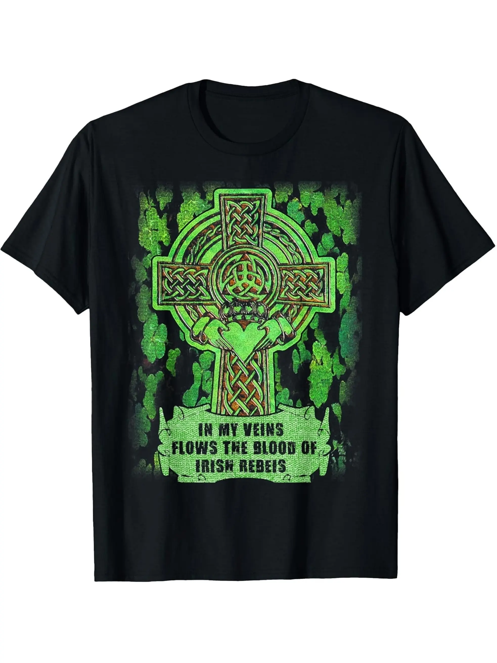 Men'S T-Shirt Celebrating Celtic Irish Heritage Fe unisex soft cotton short sleeve t shirt, vintage graphic casual tee for men women teens, perfect birthday holiday gift for camping travel gym daily street  wear