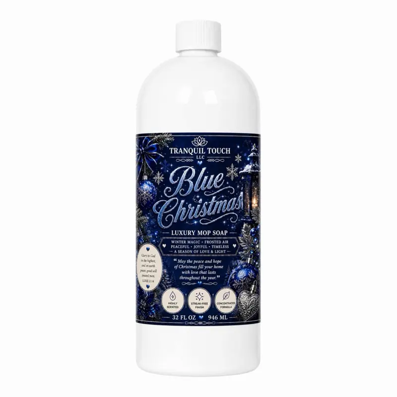 Blue Christmas Non-Toxic Mop Soap 💙