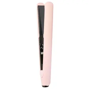 1-Pass Flat Iron Hair Straightener |   Fast Heating Ceramic Flat Iron |   Best Hot Tools Professional Hair Straightener to Lock in Moisture & Shine |   (Blush)