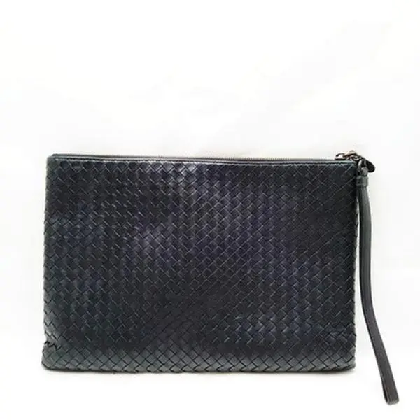 Pre-owned BOTTEGA VENETA Other Clutch Bag Black Leather 5524570 12607352318/311344